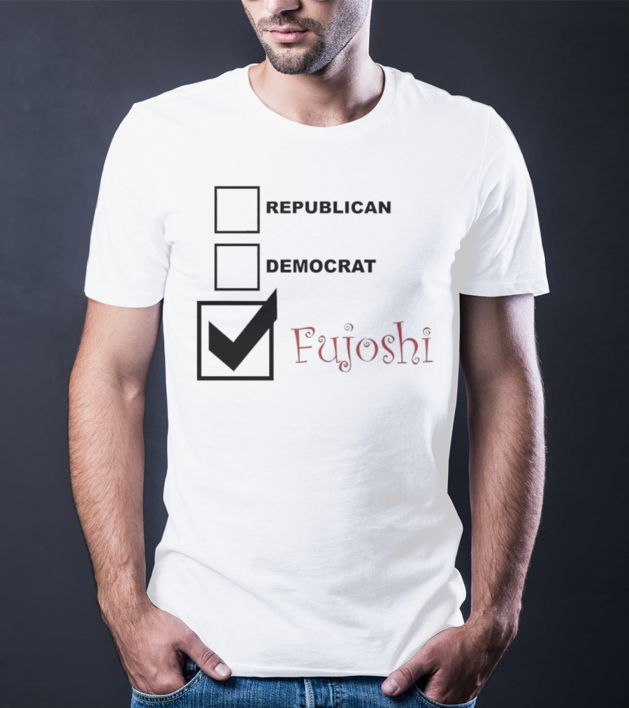 Republican Democrat Fujoshi Anime Fandom Humor T-Shirt