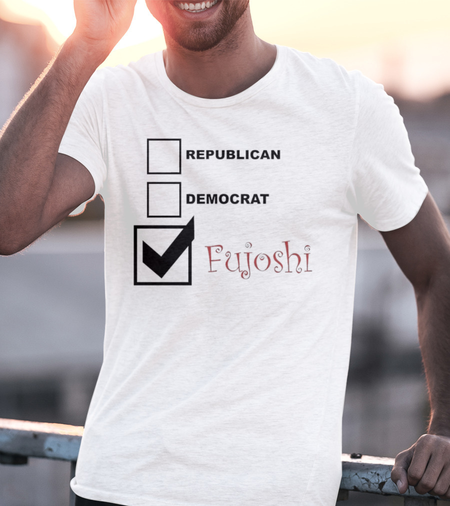Republican Democrat Fujoshi Anime Fandom Humor T-Shirt