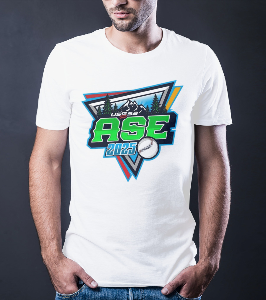 USSSA Arkansas ASE 2025 Baseball Mountains T-Shirt