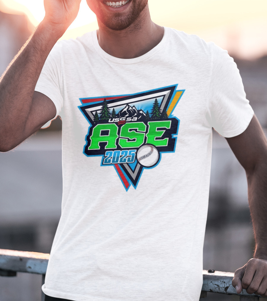 USSSA Arkansas ASE 2025 Baseball Mountains T-Shirt