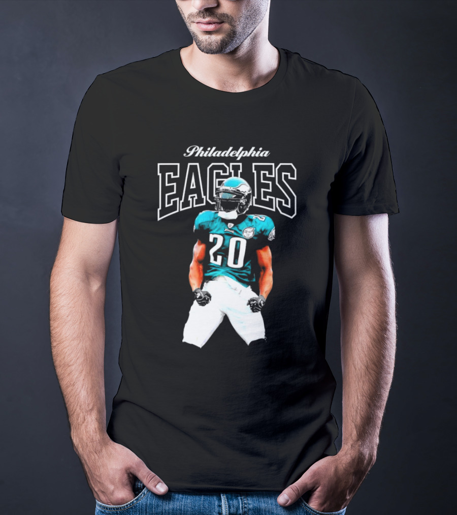 Philadelphia Eagles Brian Dawkins Number 20 Retired Player T-Shirt