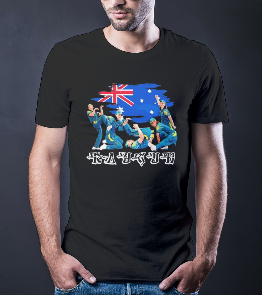 Raygun Rachael Gunn B-girl With Australia Flag T-Shirt