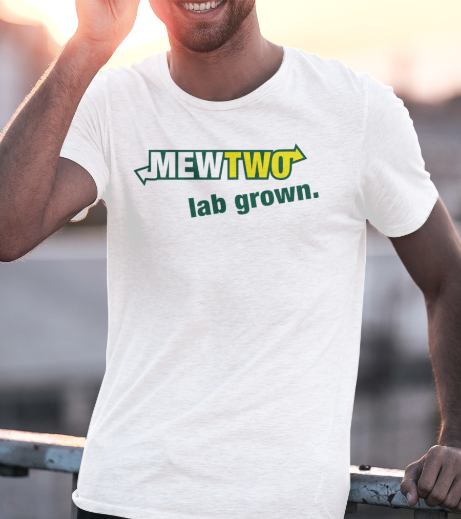 MEWTWO Lab Grown Arrows Text T-Shirt
