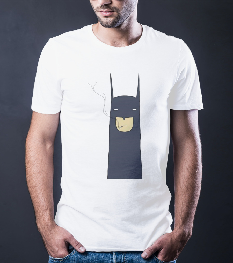 Batman Smoking Cigarette Classic T-Shirt