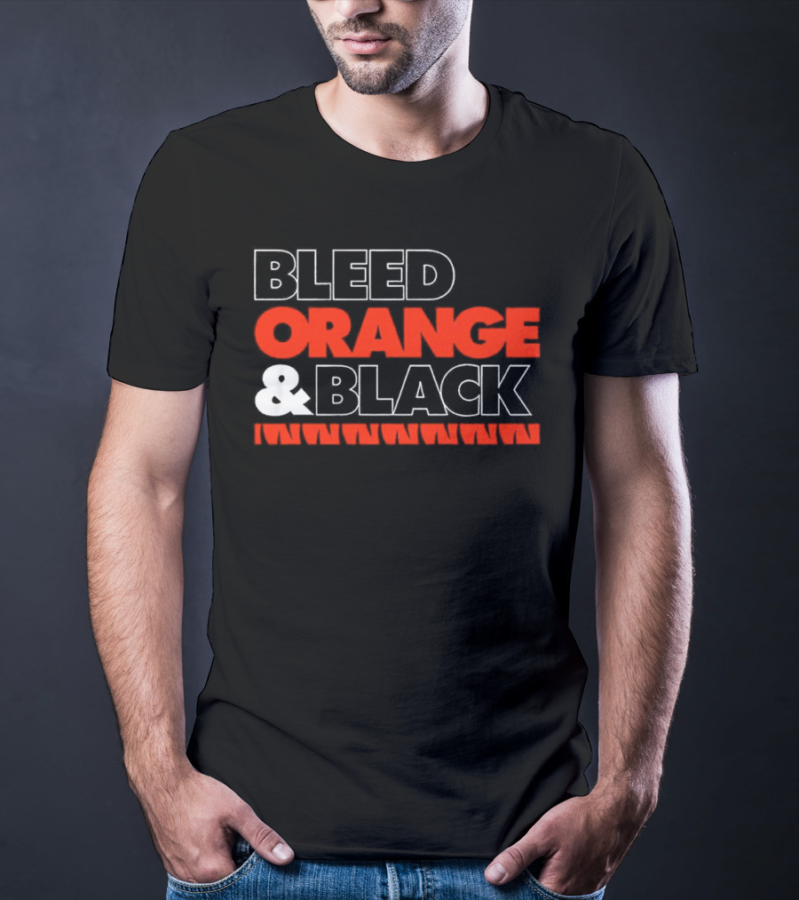 Cincinnati Bengals Bleed Orange And Black T-Shirt