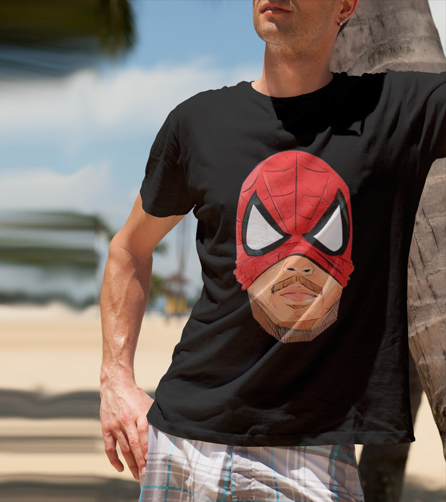 Devin Booker Spiderman Mask Character T-Shirt
