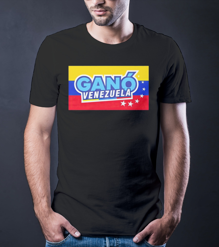Ganó Venezuela Bandera Colores Estrellas T-Shirt