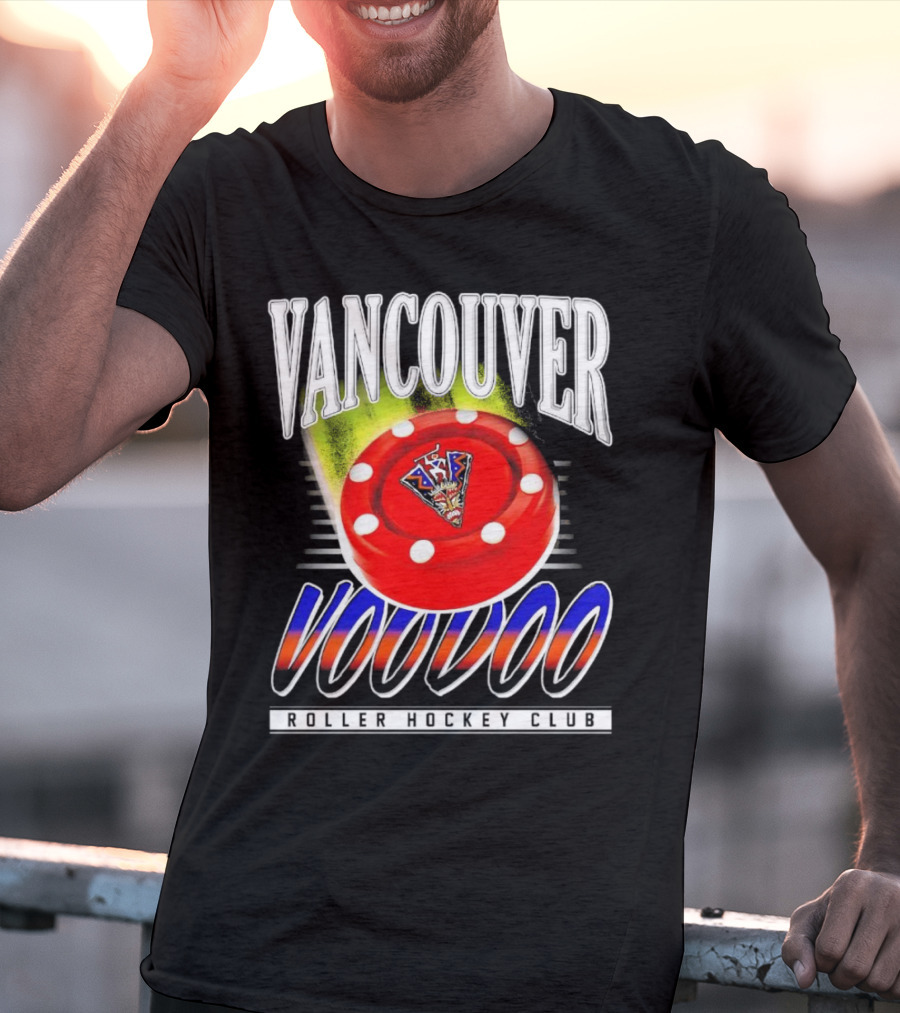 Vancouver Voodoo Roller Hockey Club Puck Logo Classic T-Shirt