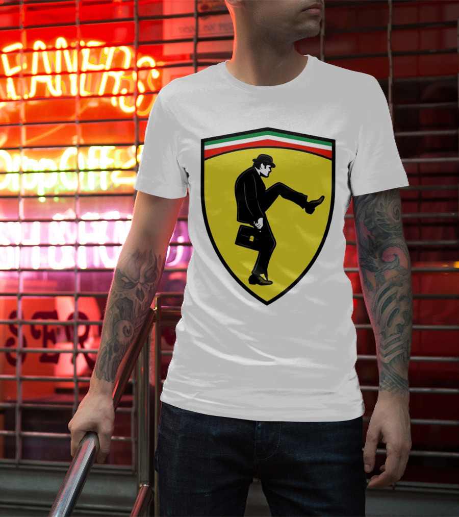 Ministry Of Silly Walks Monty Python Ferrari T-Shirt