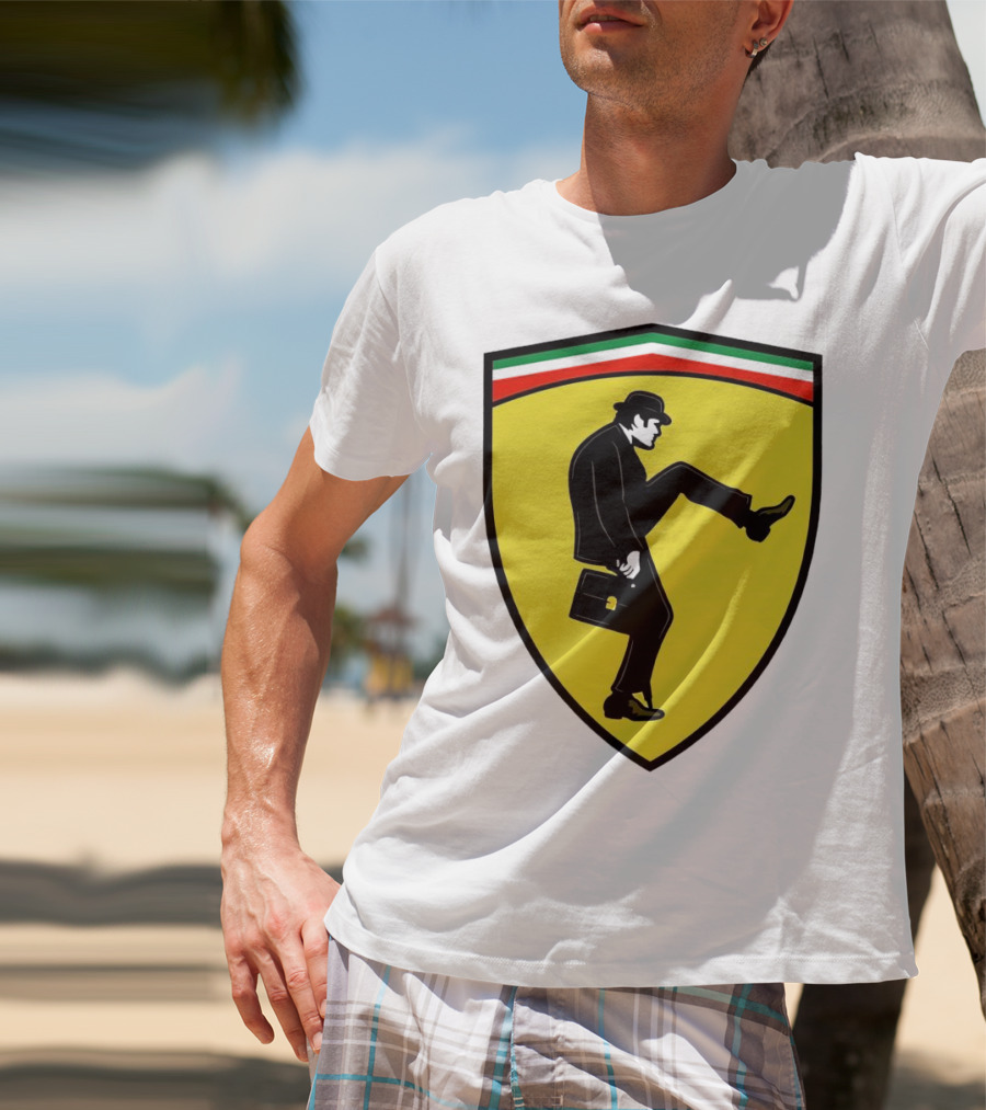 Ministry Of Silly Walks Monty Python Ferrari T-Shirt