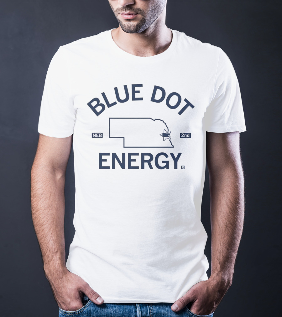 Blue Dot Energy Nebraska Neb 3rd State T-Shirt