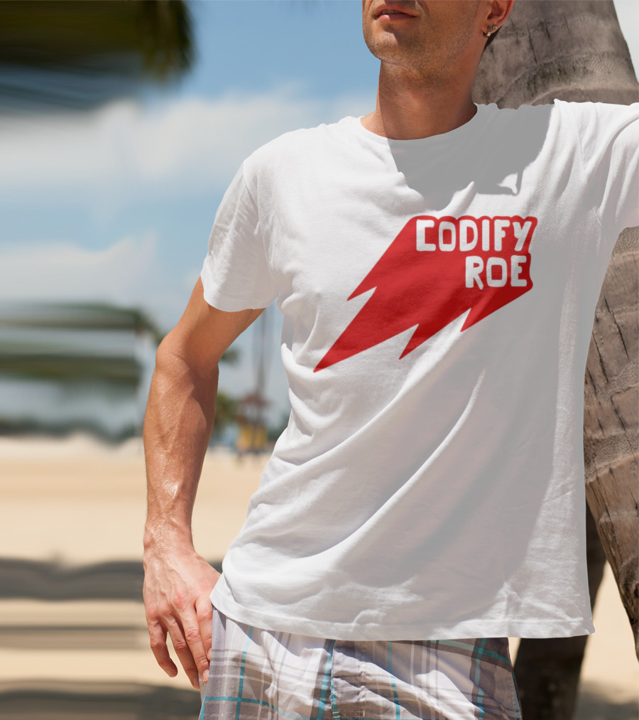 Codify Roe Red Lightning Bolt T-Shirt