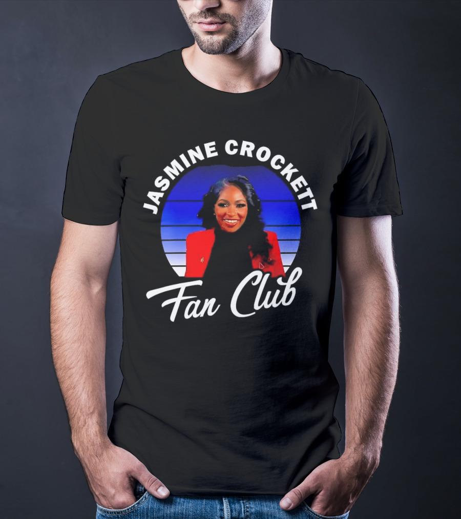 Jasmine Crockett Fan Club Texas Democrat T-Shirt