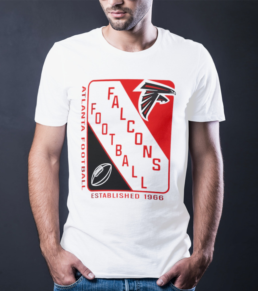Atlanta Falcons Football Established 1966 Shield T-Shirt