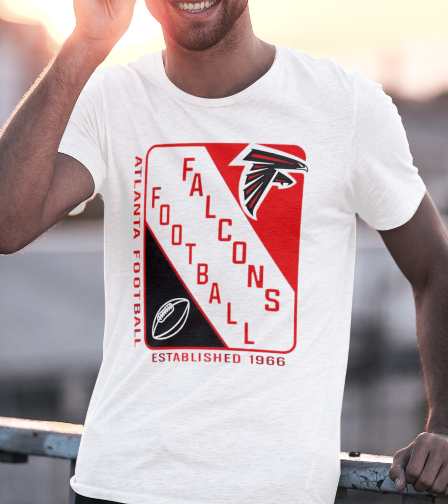 Atlanta Falcons Football Established 1966 Shield T-Shirt