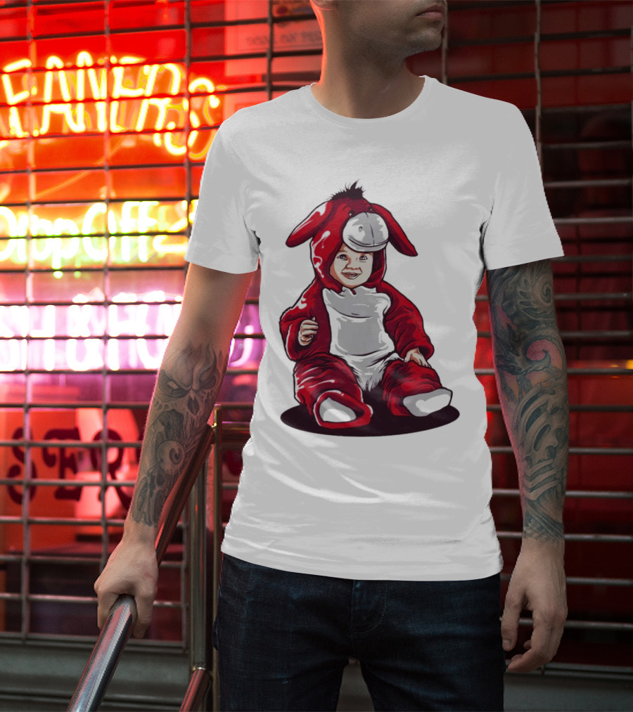 Baby Wear Horse Clothes In Red Costume T-Shirt