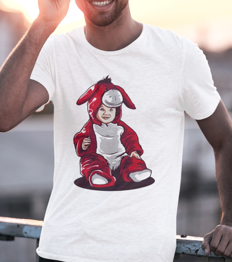 Baby Wear Horse Clothes In Red Costume T-Shirt