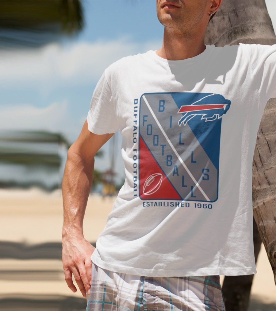 Buffalo Bills Football Established 1960 Shield T-Shirt