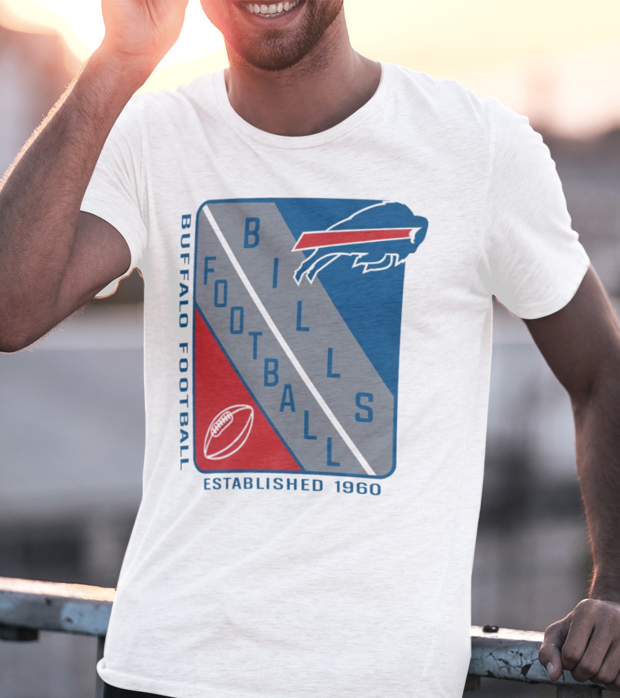 Buffalo Bills Football Established 1960 Shield T-Shirt