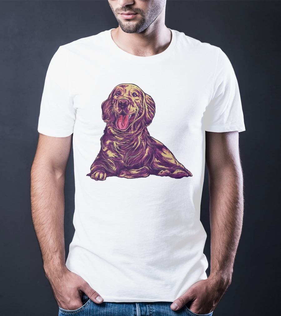 Golden Retriever Cute Dog T-Shirt