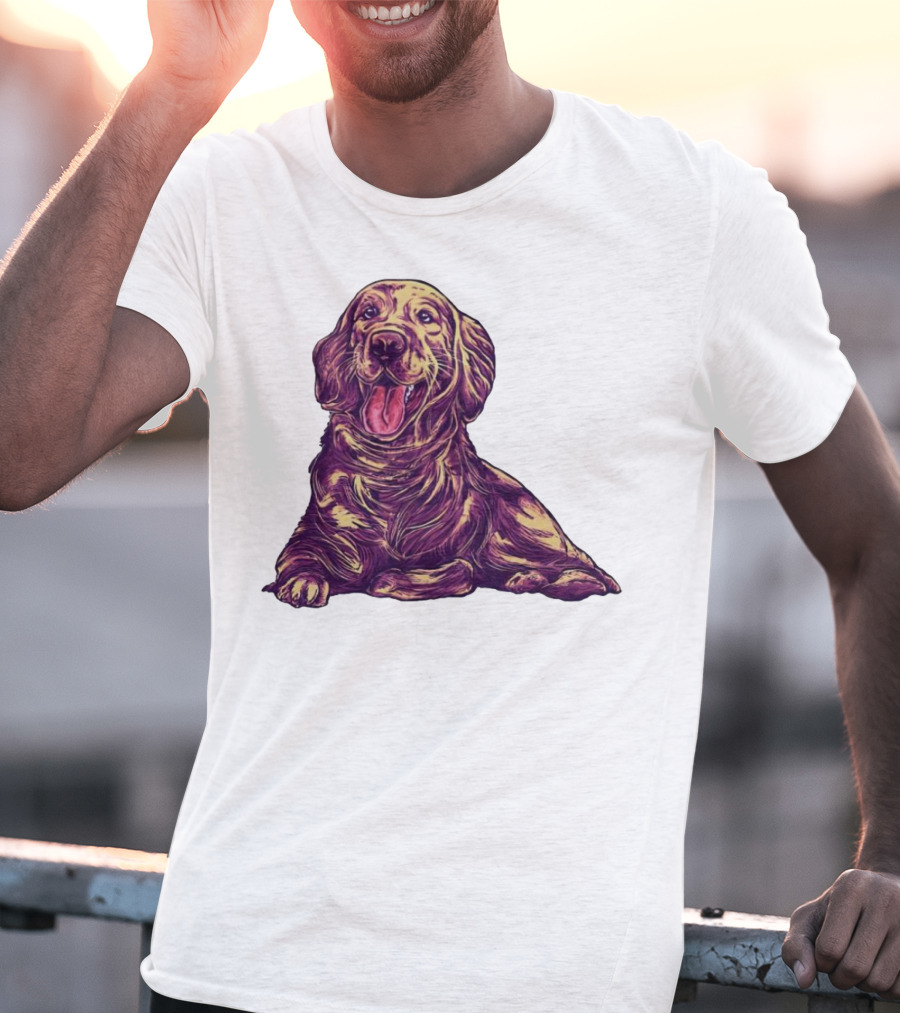 Golden Retriever Cute Dog T-Shirt