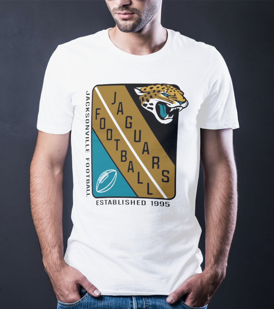 Jacksonville Jaguars Football Established 1995 Jaguars Football T-Shirt