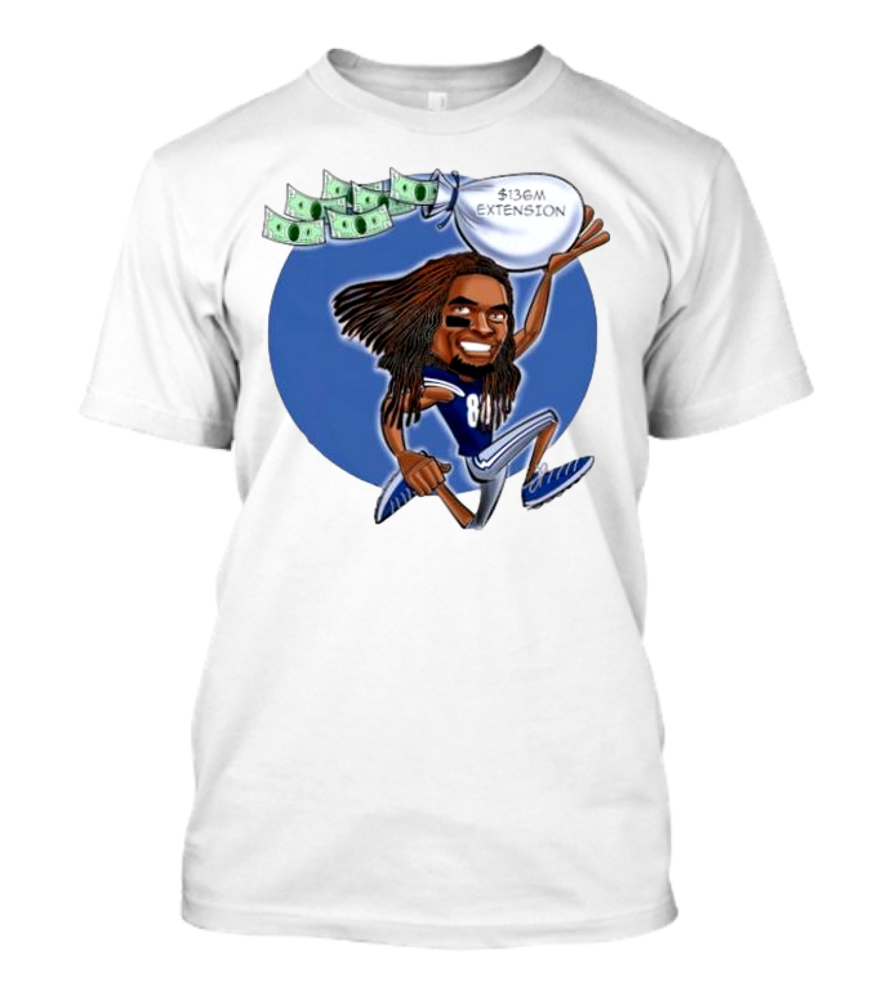 Ceedee Lamb Dallas Cowboys $136M Extension Cartoon T-Shirt