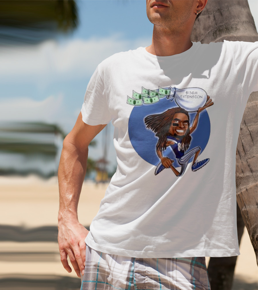 Ceedee Lamb Dallas Cowboys $136M Extension Cartoon T-Shirt
