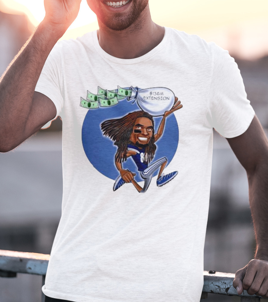 Ceedee Lamb Dallas Cowboys $136M Extension Cartoon T-Shirt
