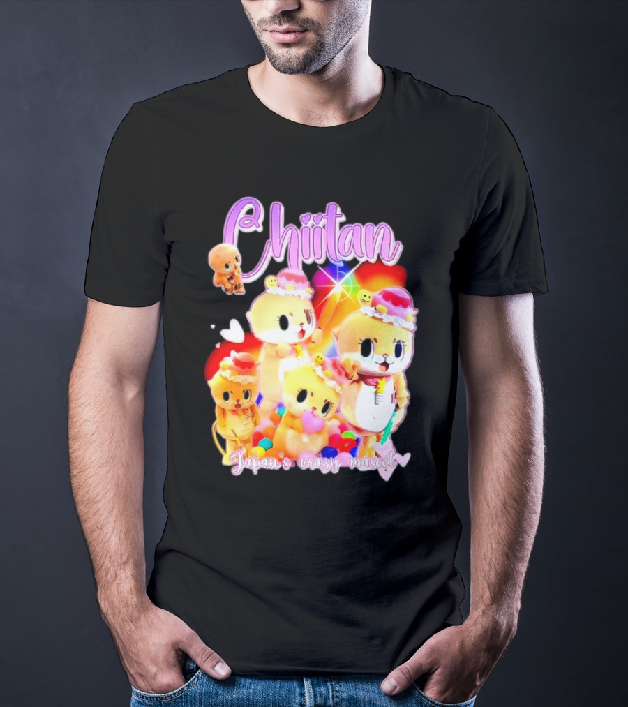 Chiitan Japan's Crazy Mascot Hinged Tweets T-Shirt