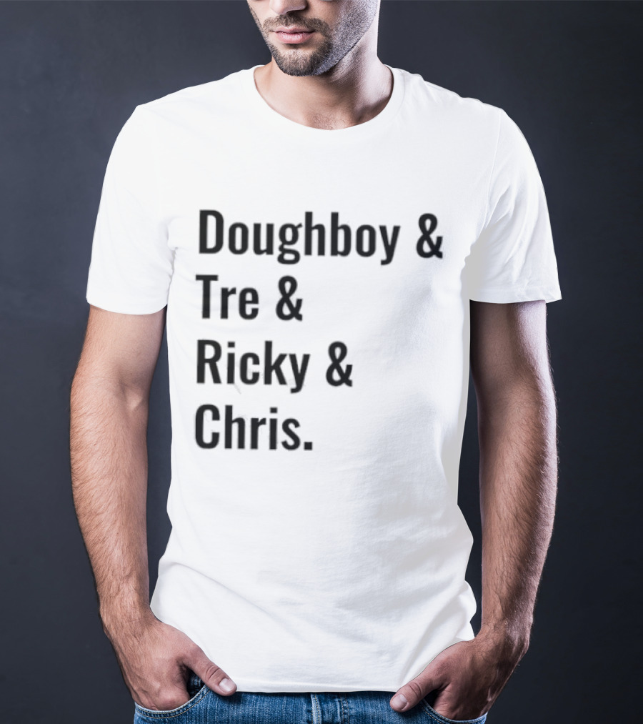 Doughboy Tre Ricky Chris Iconic Names T-Shirt