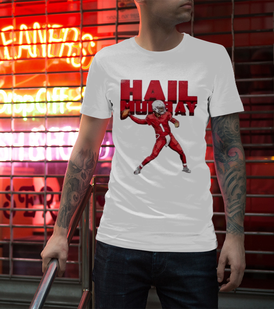 Arizona Cardinals Kyler Murray Hail Murray Football Play T-Shirt