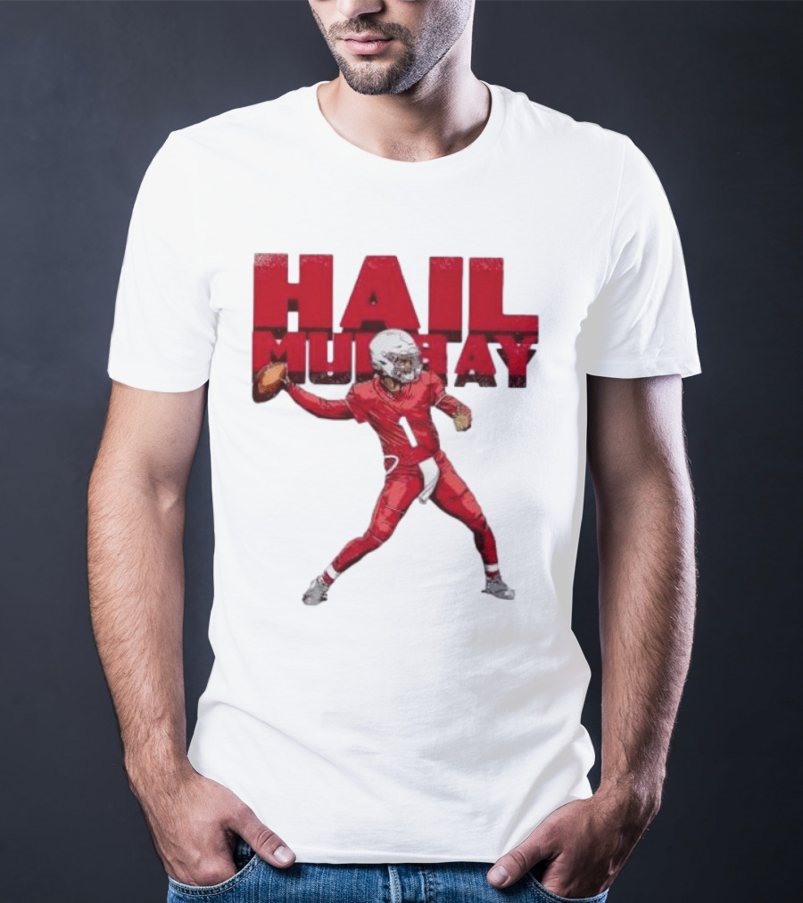 Arizona Cardinals Kyler Murray Hail Murray Football Play T-Shirt