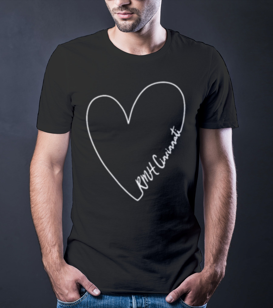 RMH Cincinnati Hand Drawn Heart T-Shirt