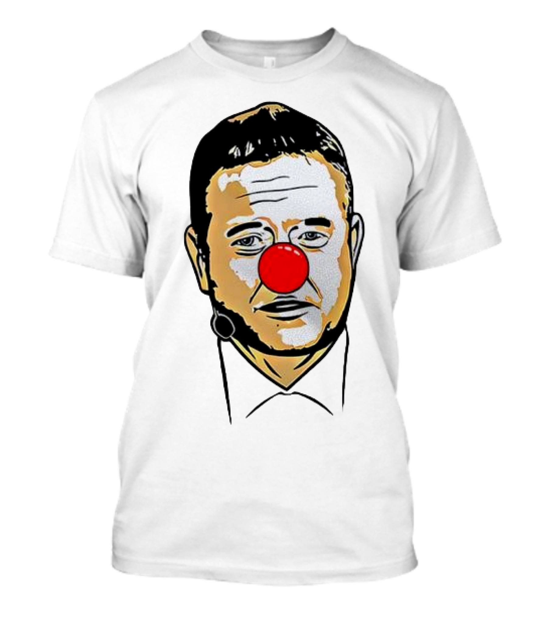 Nolesunis Clown Kirk Is A Jerk Red Nose T-Shirt