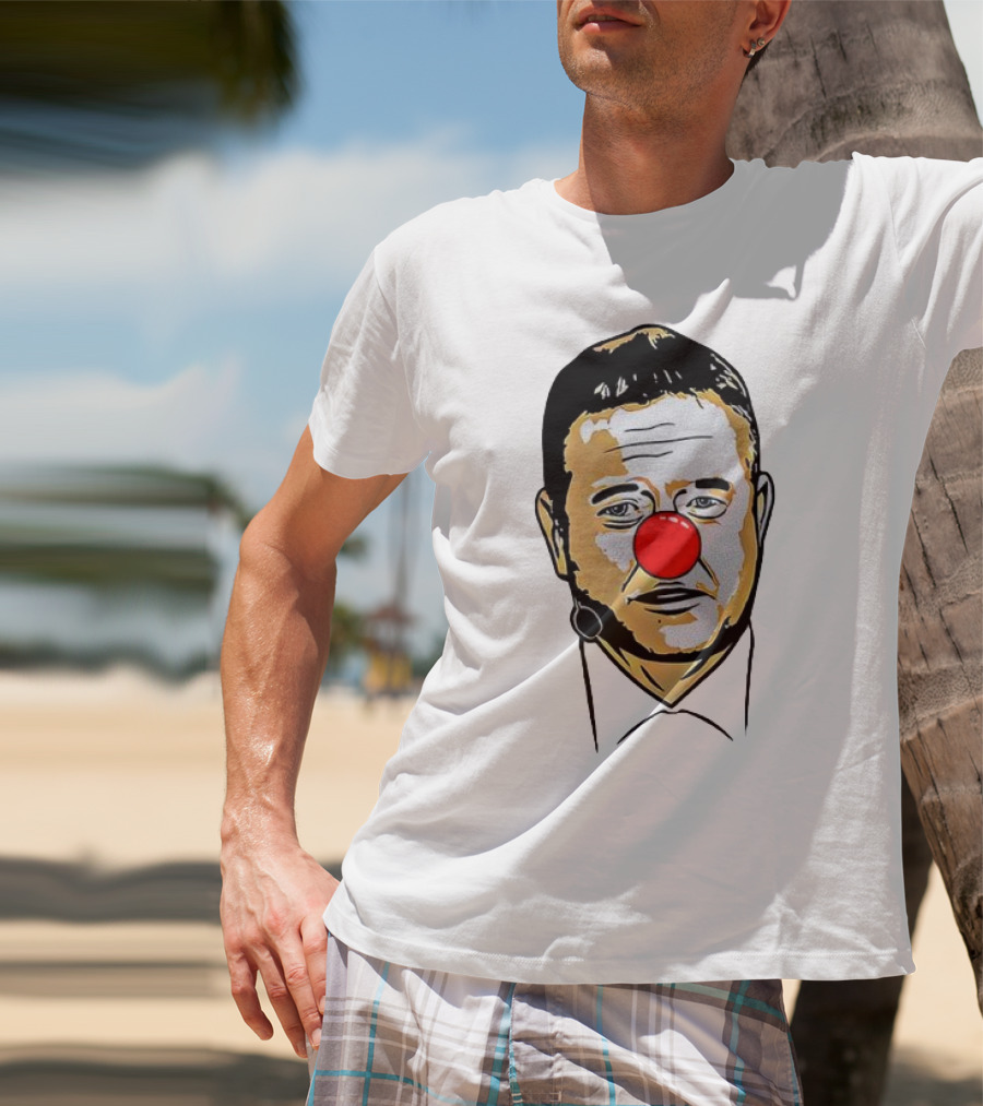 Nolesunis Clown Kirk Is A Jerk Red Nose T-Shirt