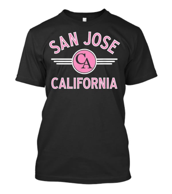 San Jose California Pink Circle CA T-Shirt
