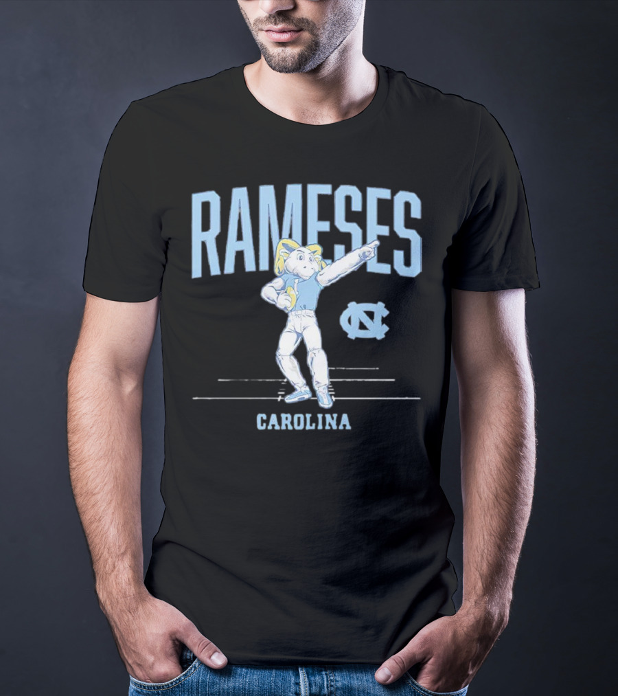 Rameses Carolina Tar Heels Football Mascot T-Shirt