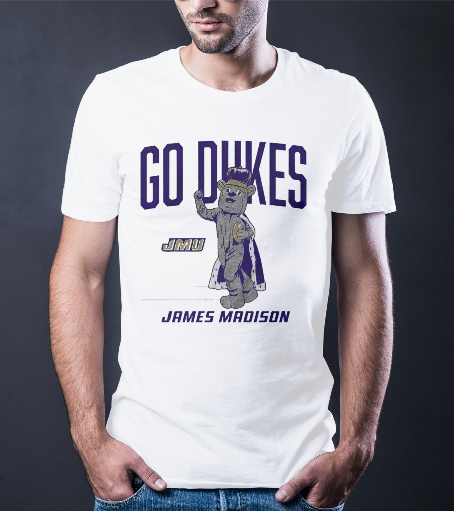 James Madison Dukes JMU Go Dukes Mascot T-Shirt
