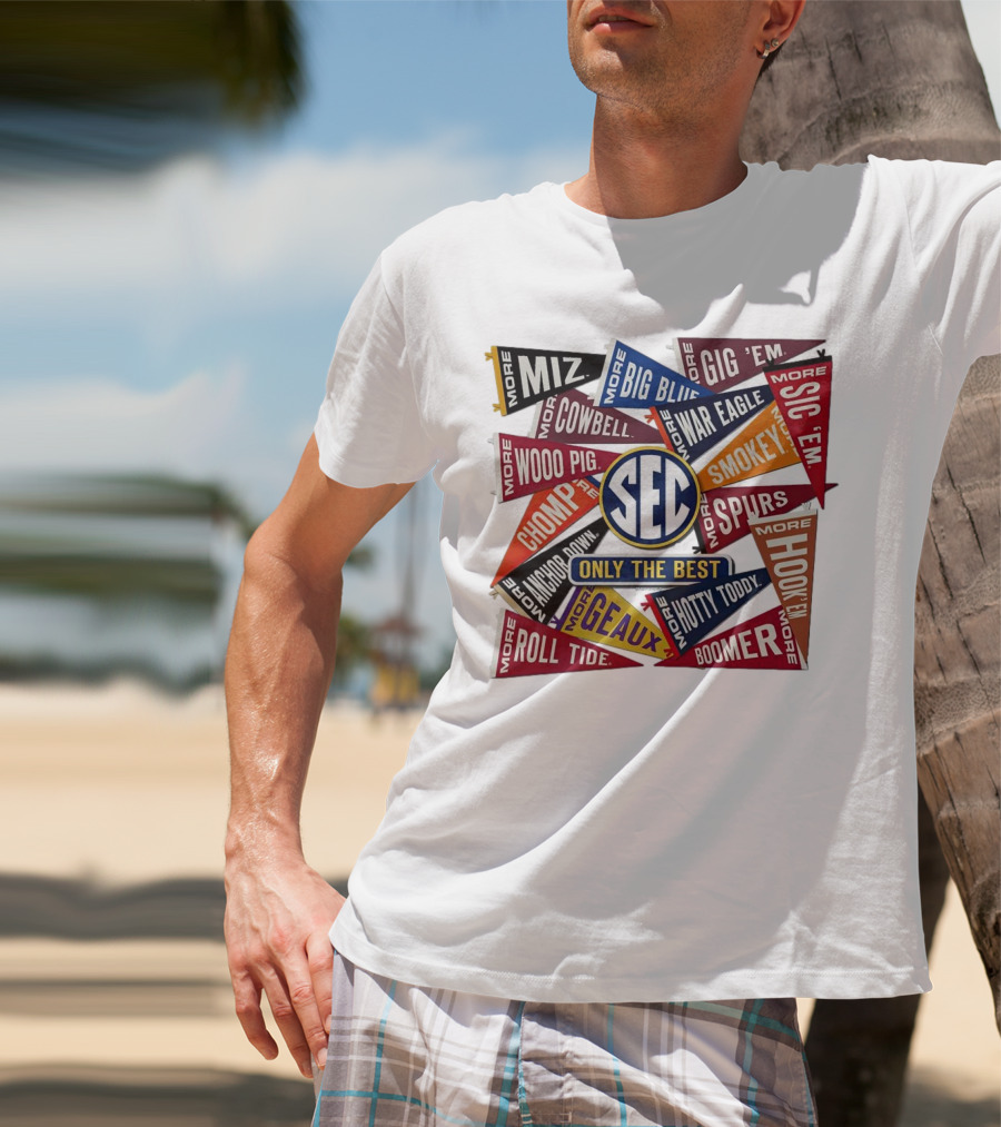 SEC Only The Best Mizzou Tigers More Pennants T-Shirt