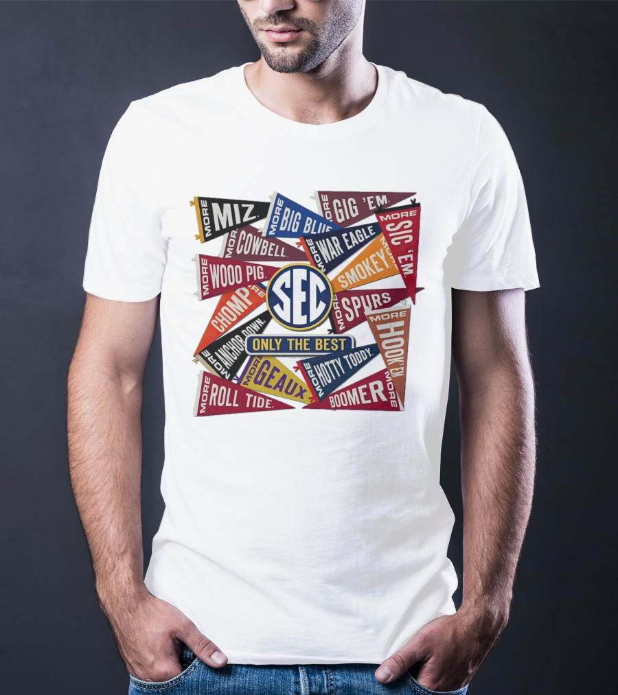 SEC Only The Best Mizzou Tigers More Pennants T-Shirt
