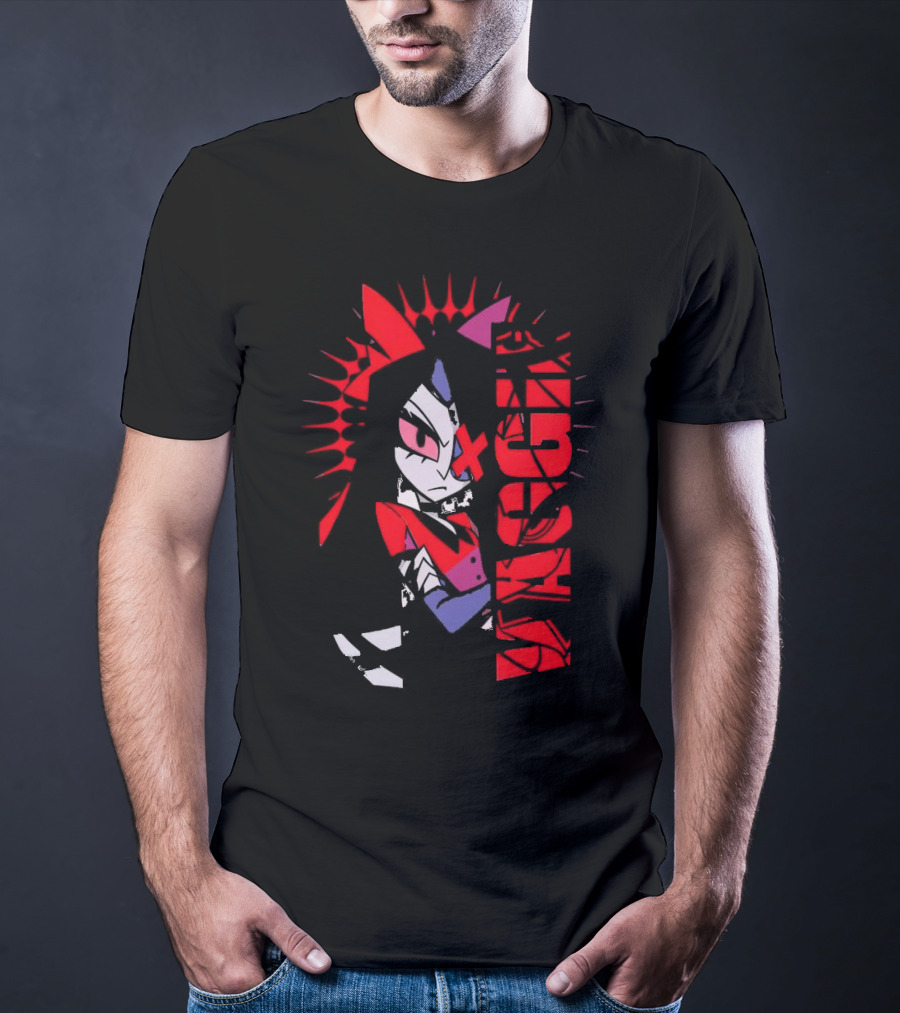 Vaggie Hazbin Hotel Edgy Character Art Concept T-Shirt