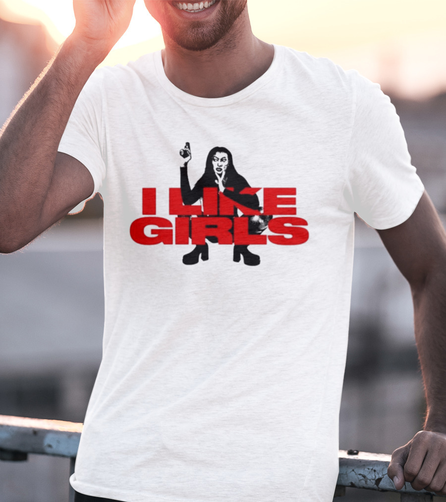 Swan Wearing I Like Girls Robapollo T-Shirt