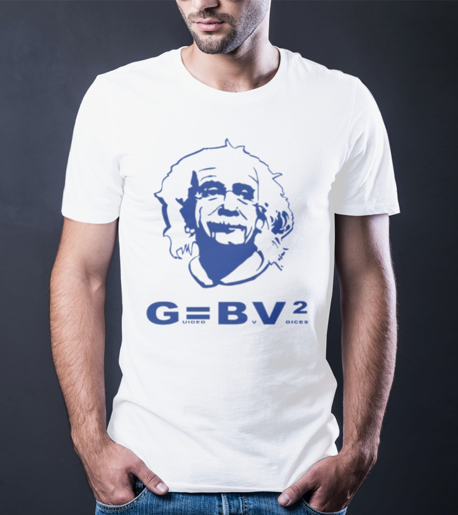Guided By Voices Albert Einstein G=BV² Blue T-Shirt