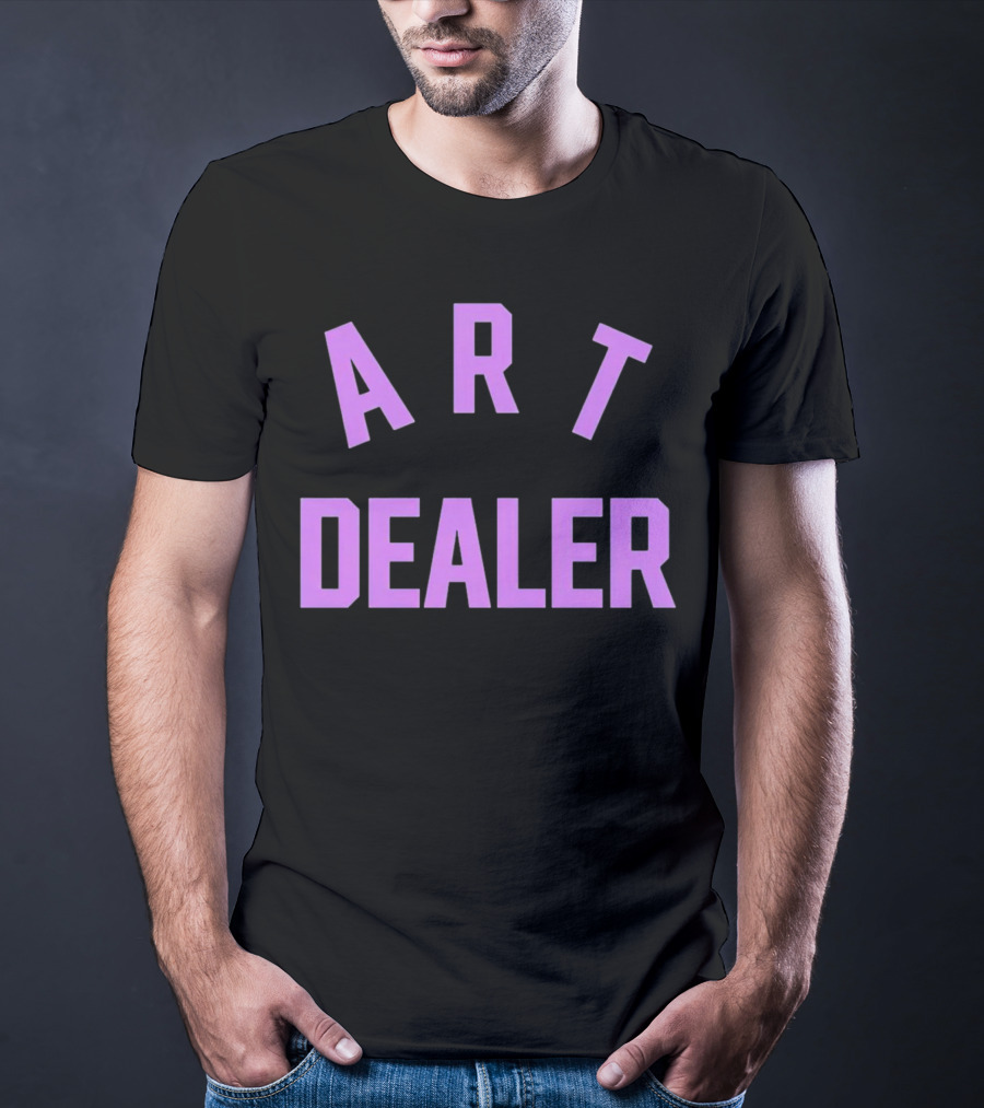 ART DEALER Classic Bold Typography T-Shirt