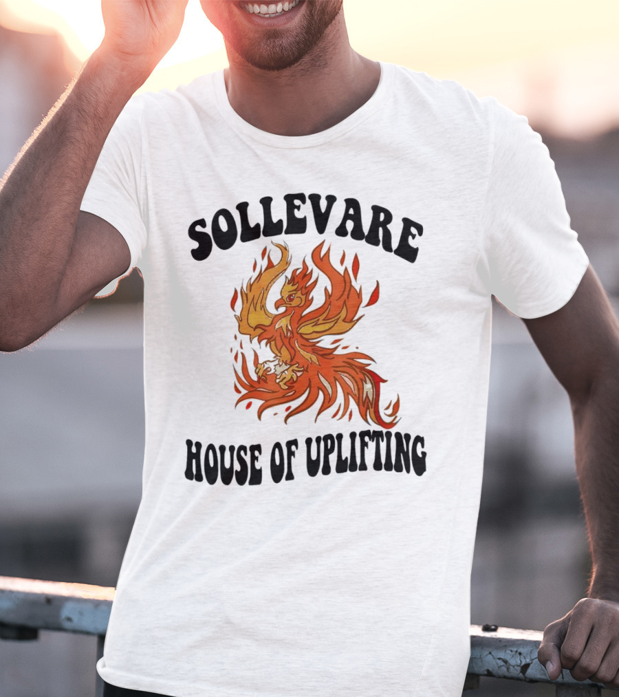 Sollevare House Of Uplifting Phoenix Flame T-Shirt