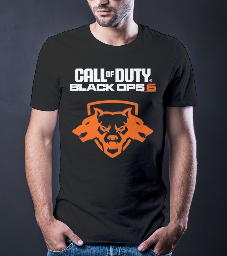 Ripple Junction Call Of Duty Black Ops 6 Orange Cerberus T-Shirt