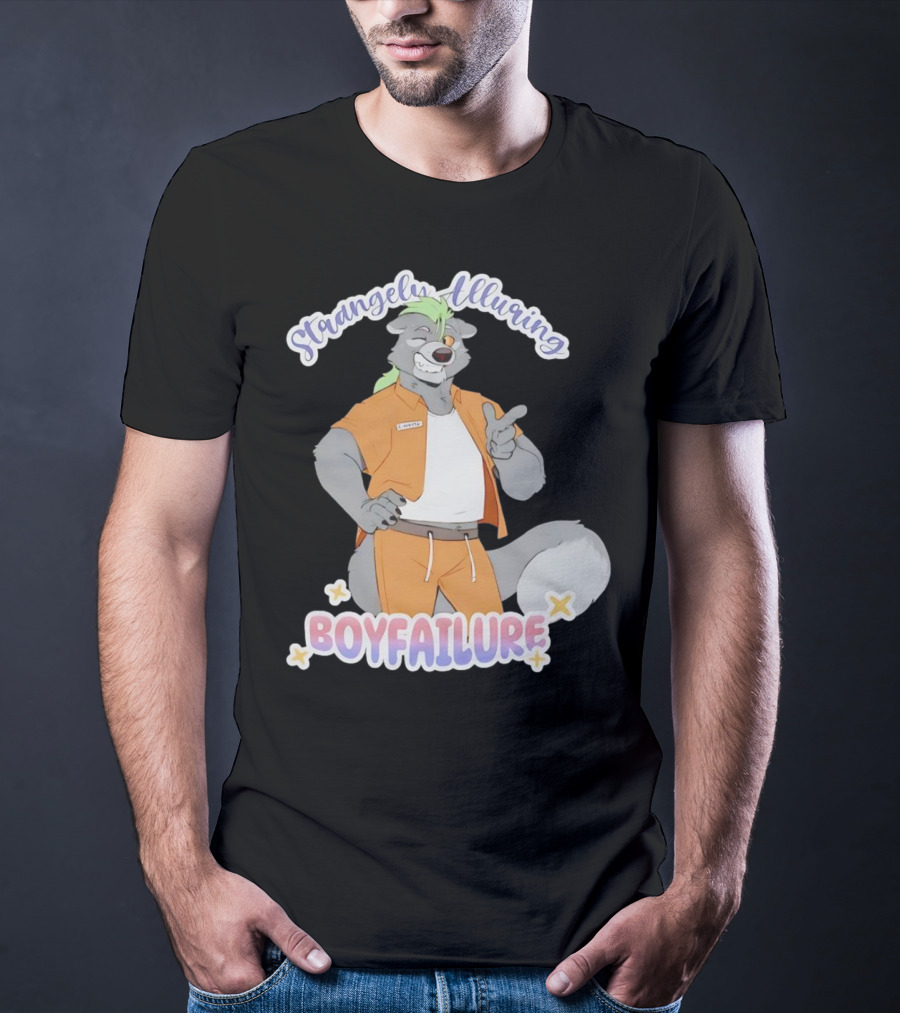 Strangely Alluring Boyfailure Anthro Character In Orange T-Shirt