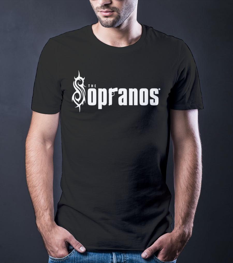 The Sopranos Slipknot Logo Mashup T-Shirt