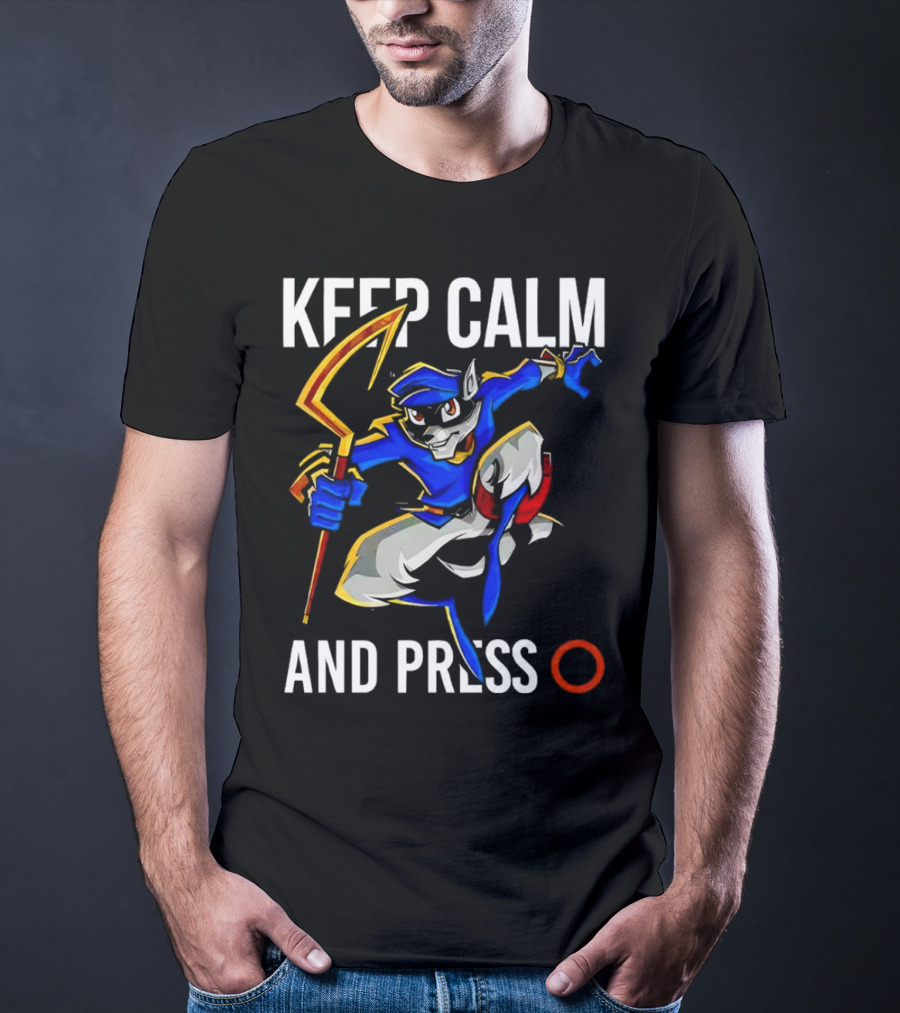 Keep Calm And Press O Sly Cooper T-Shirt